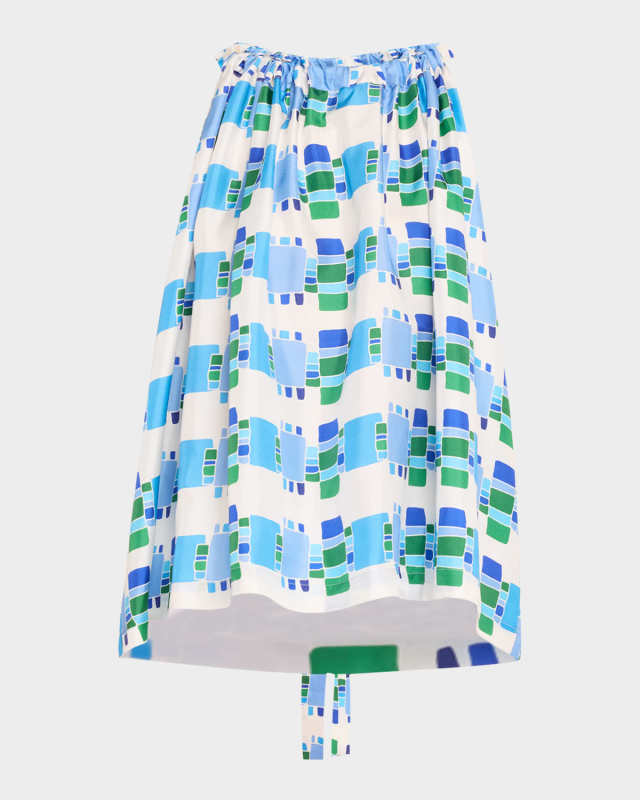 Brigitte Kakanias-Print Silk Blouse